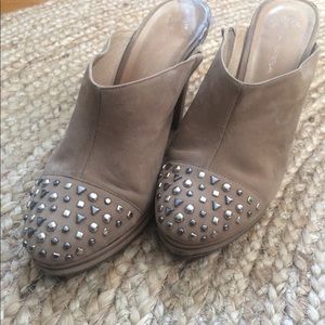 Via Spiga designer 4” high heel mules